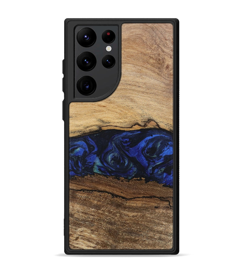 Galaxy S22 Ultra Wood Phone Case - Velma (Blue, 746671)