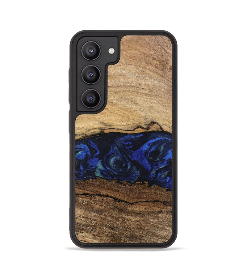 Galaxy S23 Wood Phone Case - Velma (Blue, 746671)