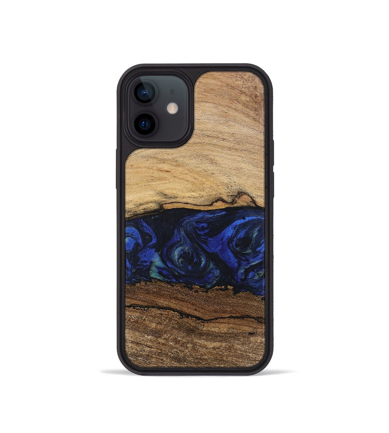 iPhone 12 mini Wood Phone Case - Velma (Blue, 746671)