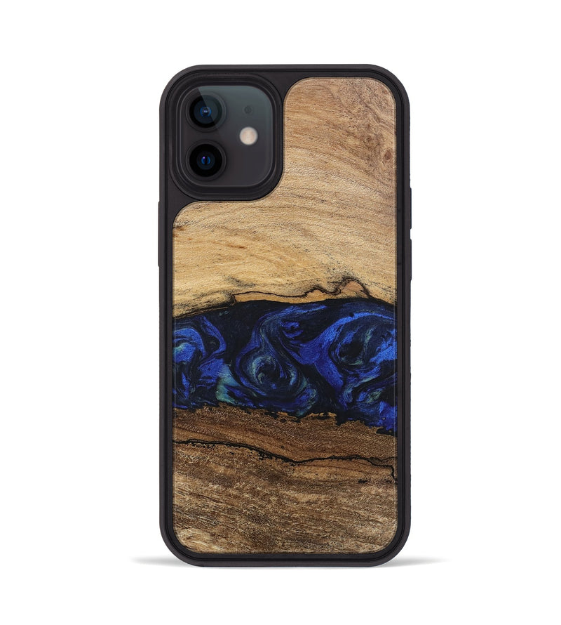 iPhone 12 Wood Phone Case - Velma (Blue, 746671)