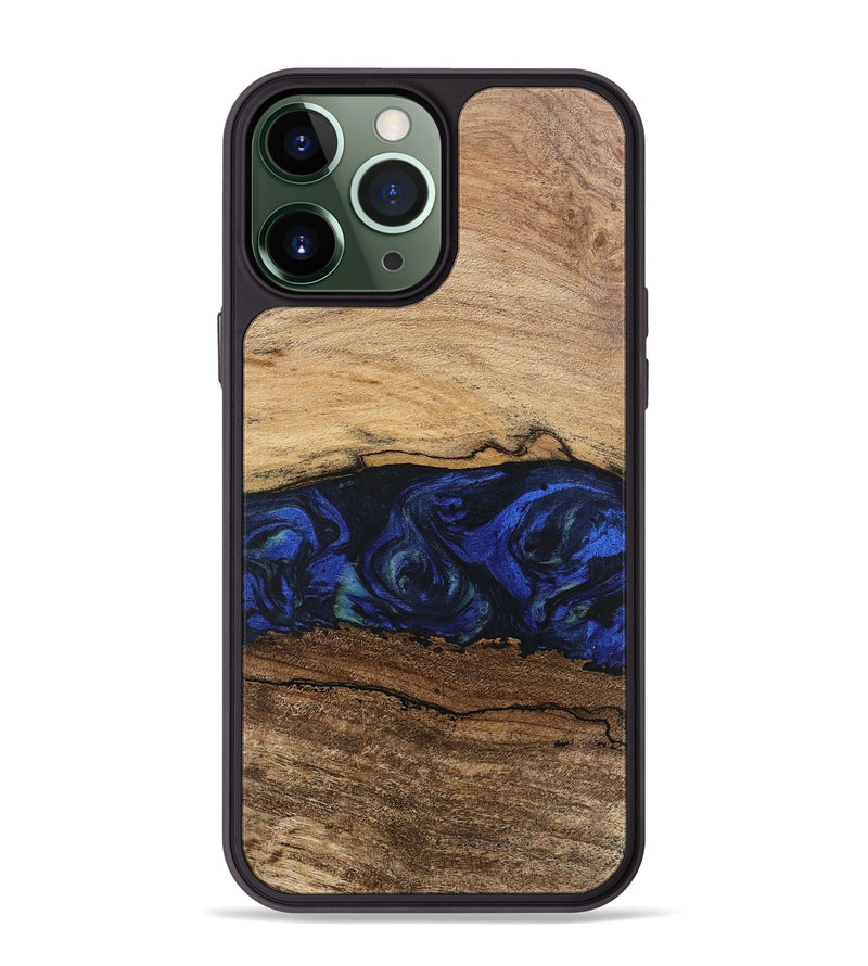 iPhone 13 Pro Max Wood Phone Case - Velma (Blue, 746671)