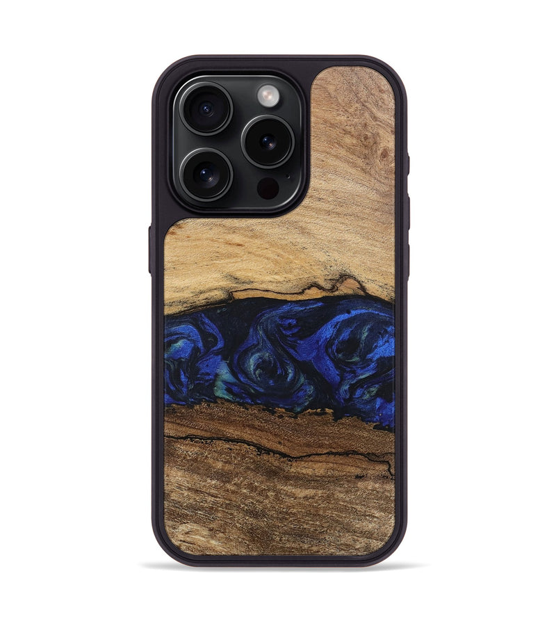 iPhone 15 Pro Wood Phone Case - Velma (Blue, 746671)