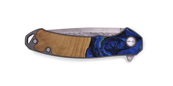 EDC Wood Pocket Knife - Aviana (Blue, 746672)