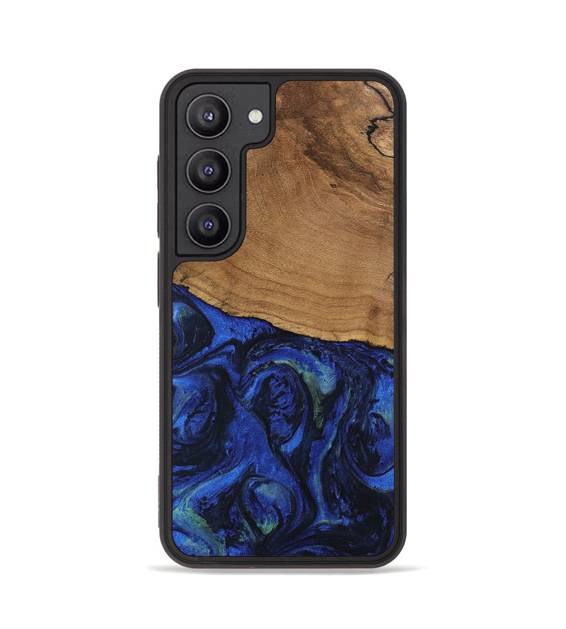 Galaxy S23 Wood Phone Case - Aviana (Blue, 746672)