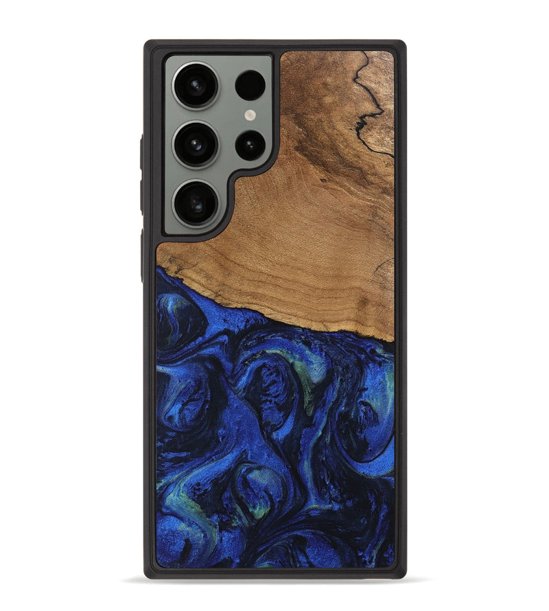 Galaxy S23 Ultra Wood Phone Case - Aviana (Blue, 746672)