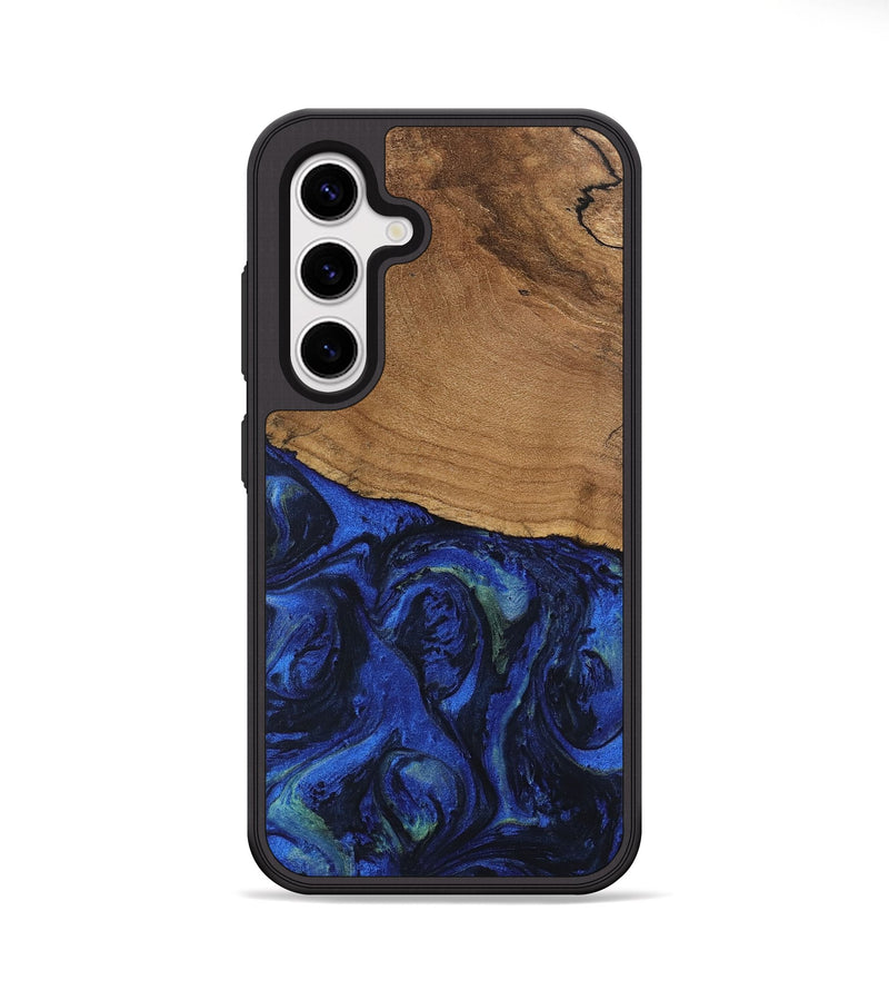 Galaxy S25 Plus Wood Phone Case - Aviana (Blue, 746672)