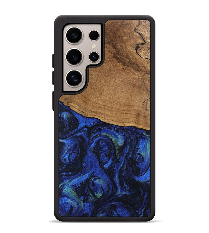 Galaxy S25 Ultra Wood Phone Case - Aviana (Blue, 746672)