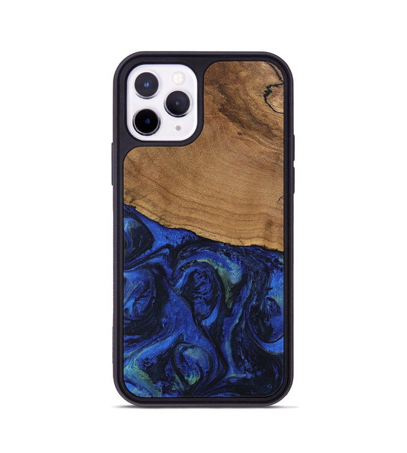 iPhone 11 Pro Wood Phone Case - Aviana (Blue, 746672)