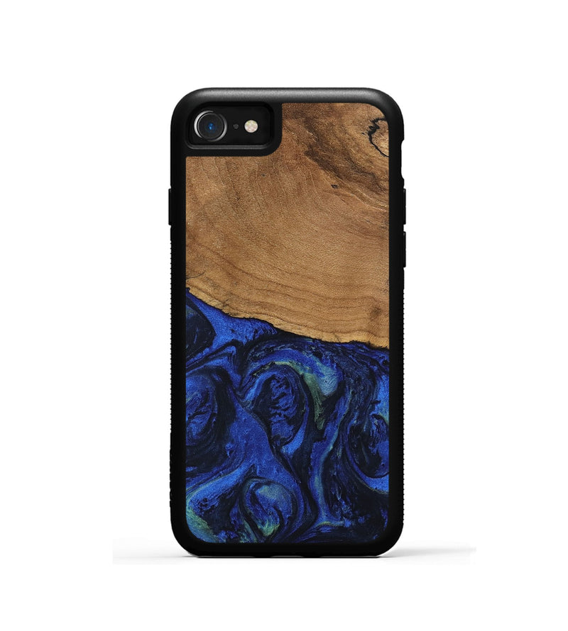 iPhone SE Wood Phone Case - Aviana (Blue, 746672)