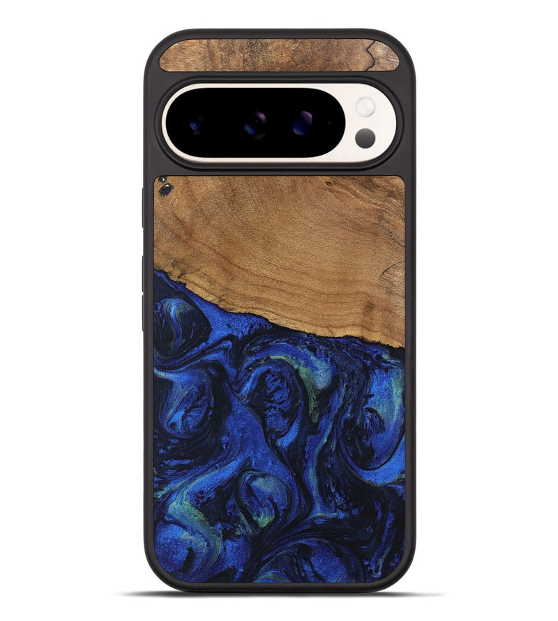 Pixel 9 Pro XL Wood Phone Case - Aviana (Blue, 746672)