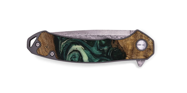 EDC Wood Pocket Knife - Jose (Green, 746679)