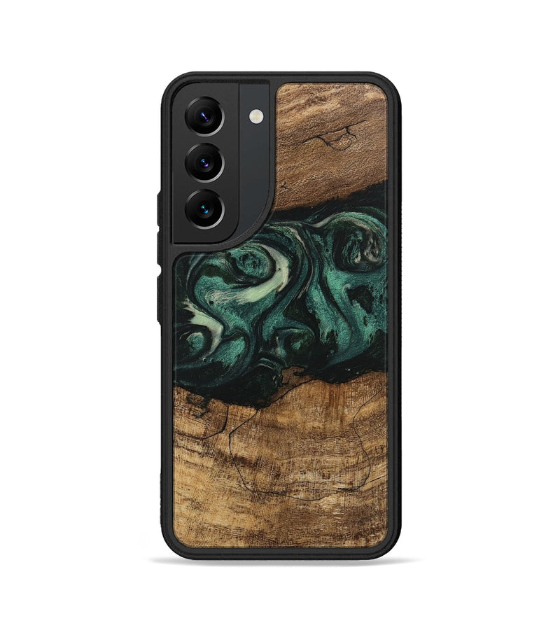 Galaxy S22 Wood Phone Case - Jose (Green, 746679)