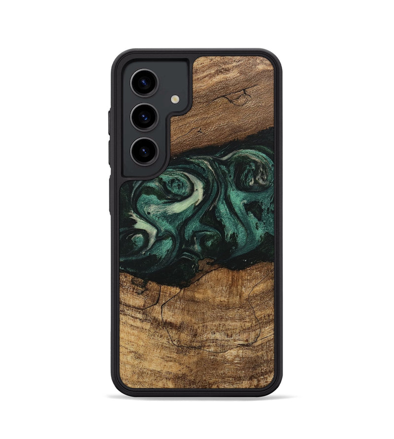 Galaxy S24 Wood Phone Case - Jose (Green, 746679)