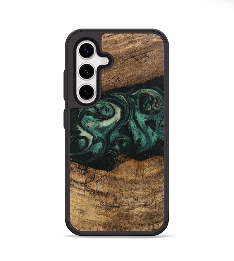 Galaxy S25 Wood Phone Case - Jose (Green, 746679)