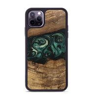 iPhone 11 Pro Max Wood Phone Case - Jose (Green, 746679)