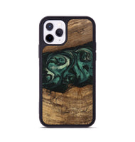 iPhone 11 Pro Wood Phone Case - Jose (Green, 746679)