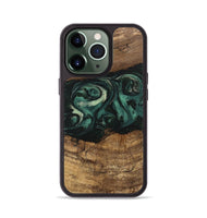 iPhone 13 Pro Wood Phone Case - Jose (Green, 746679)