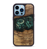 iPhone 14 Pro Max Wood Phone Case - Jose (Green, 746679)