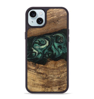 iPhone 15 Plus Wood Phone Case - Jose (Green, 746679)