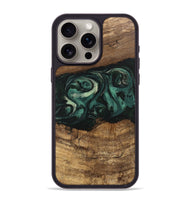 iPhone 15 Pro Max Wood Phone Case - Jose (Green, 746679)