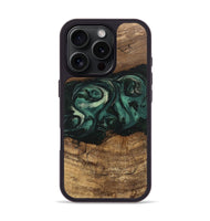 iPhone 16 Pro Wood Phone Case - Jose (Green, 746679)