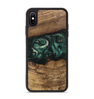 iPhone Xs Max Wood Phone Case - Jose (Green, 746679)