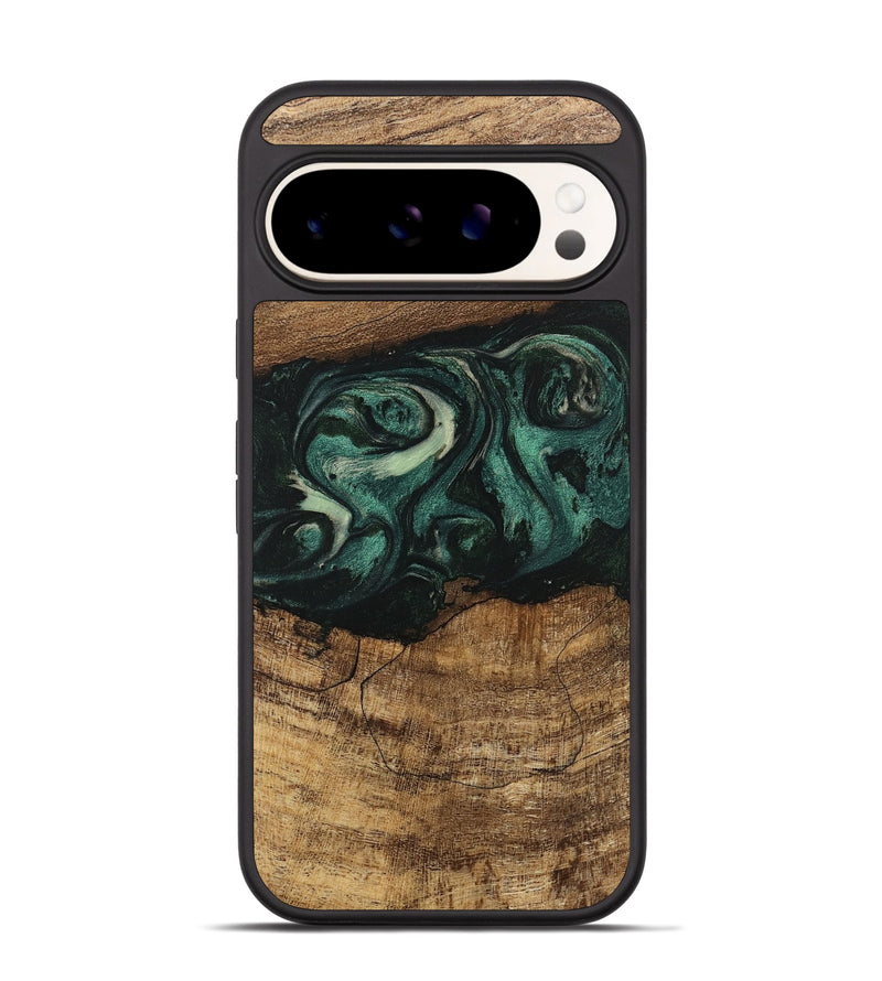 Pixel 9 Wood Phone Case - Jose (Green, 746679)