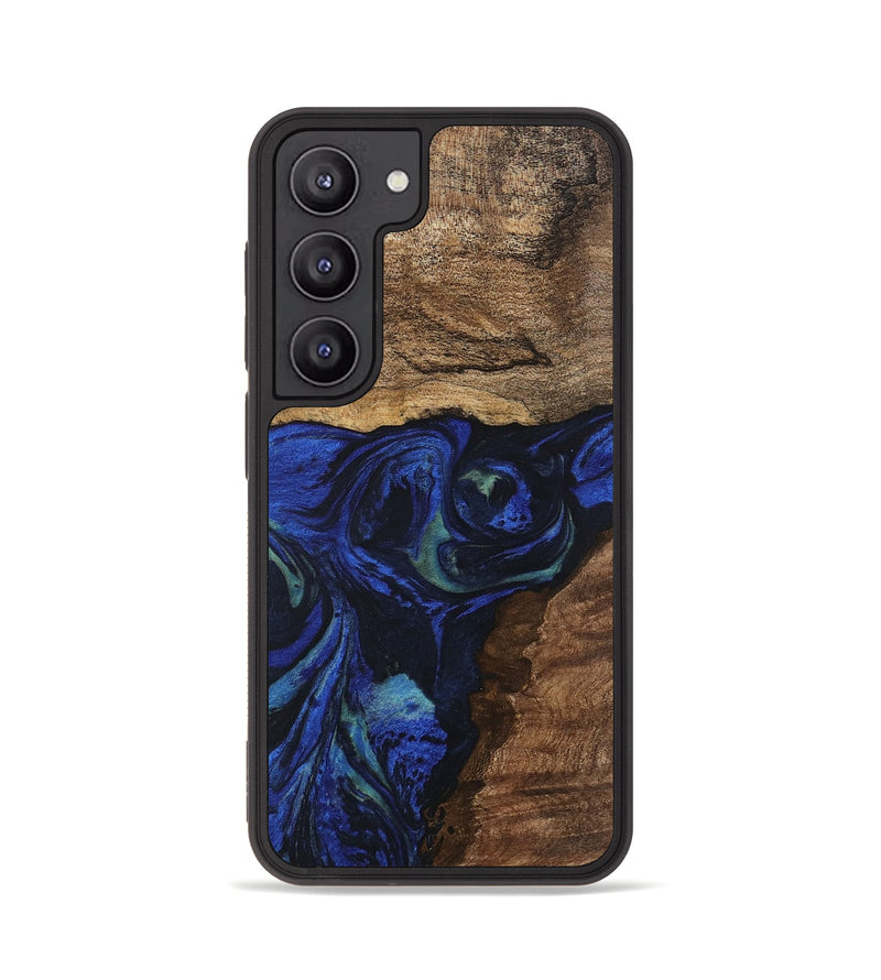 Galaxy S23 Wood Phone Case - Lum (Blue, 746681)