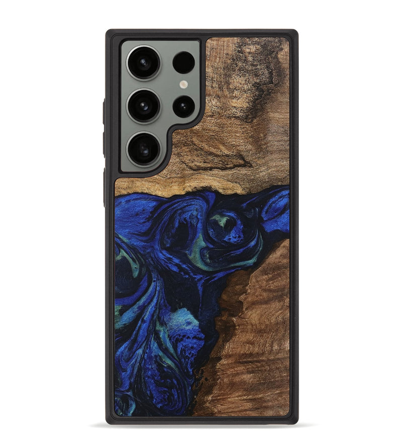 Galaxy S23 Ultra Wood Phone Case - Lum (Blue, 746681)