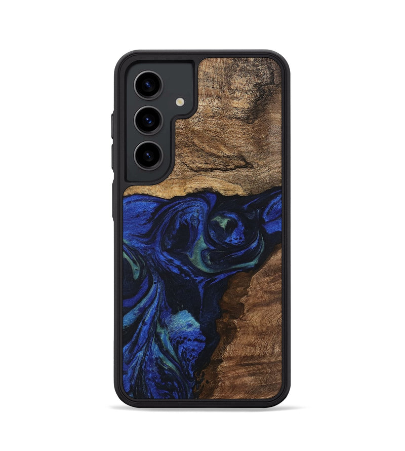 Galaxy S24 Wood Phone Case - Lum (Blue, 746681)