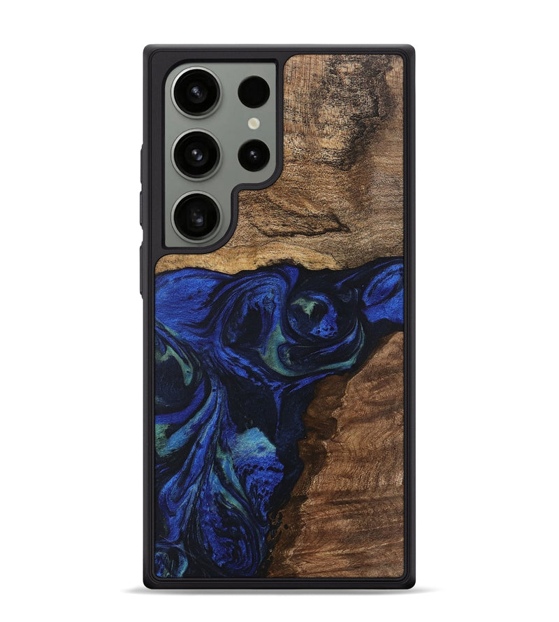 Galaxy S24 Ultra Wood Phone Case - Lum (Blue, 746681)