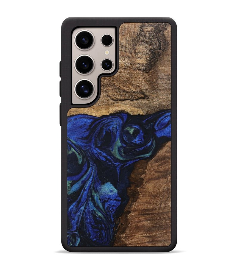 Galaxy S25 Ultra Wood Phone Case - Lum (Blue, 746681)