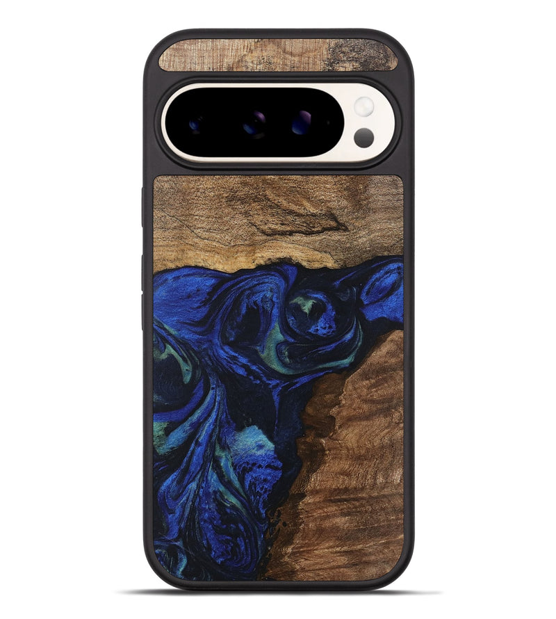 Pixel 9 Pro XL Wood Phone Case - Lum (Blue, 746681)