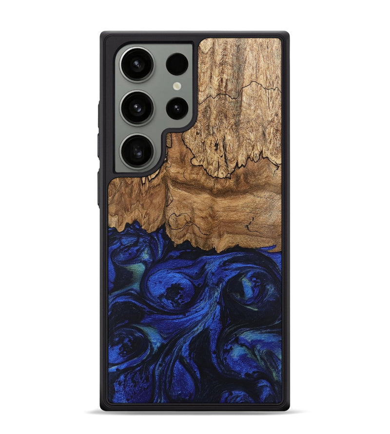 Galaxy S24 Ultra Wood Phone Case - Jerod (Blue, 746682)