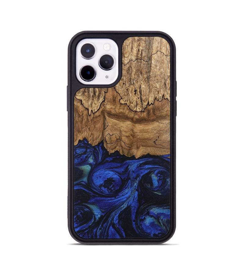 iPhone 11 Pro Wood Phone Case - Jerod (Blue, 746682)