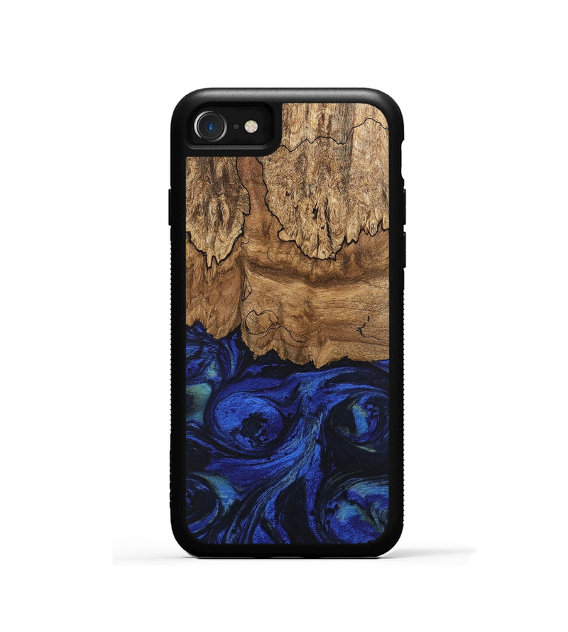 iPhone SE Wood Phone Case - Jerod (Blue, 746682)