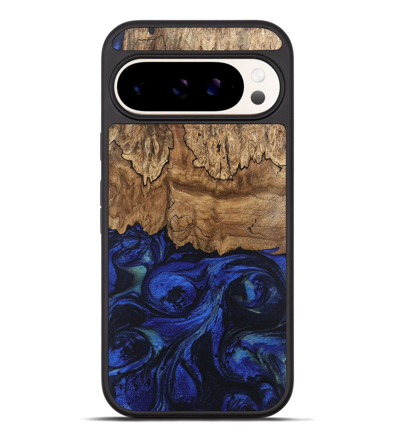 Pixel 9 Pro XL Wood Phone Case - Jerod (Blue, 746682)