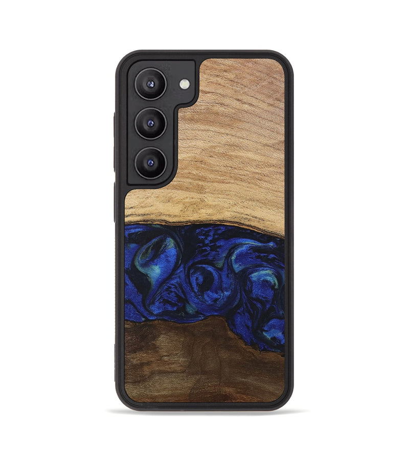 Galaxy S23 Wood Phone Case - Darby (Blue, 746689)