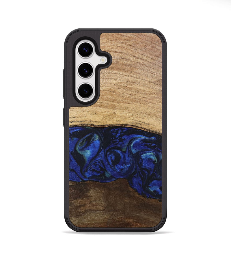 Galaxy S25 Plus Wood Phone Case - Darby (Blue, 746689)