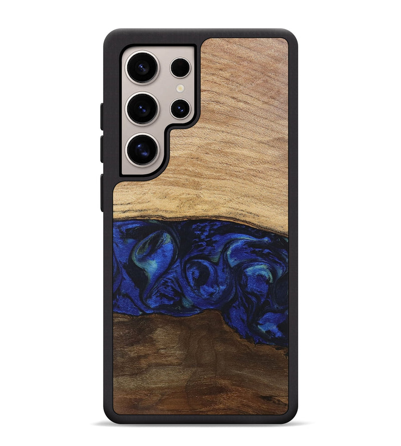 Galaxy S25 Ultra Wood Phone Case - Darby (Blue, 746689)