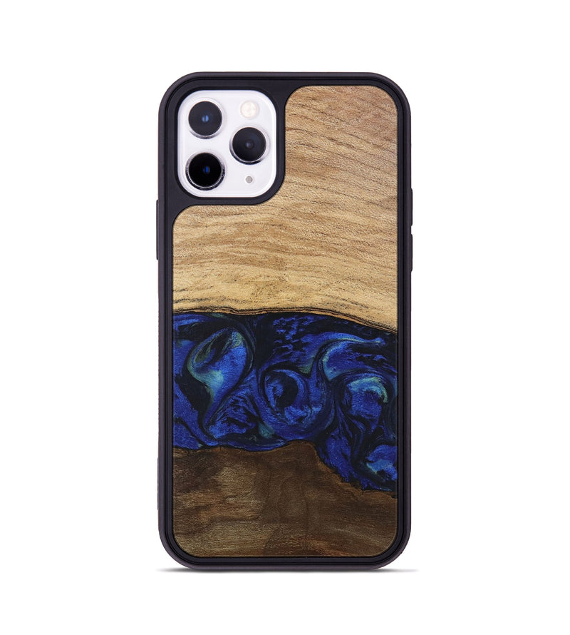 iPhone 11 Pro Wood Phone Case - Darby (Blue, 746689)