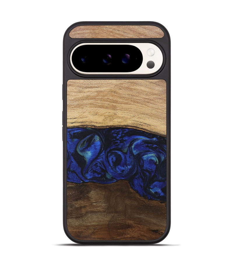 Pixel 9 Pro Wood Phone Case - Darby (Blue, 746689)