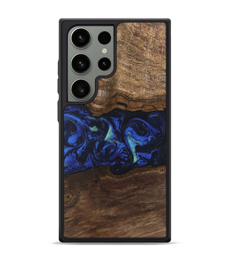 Galaxy S24 Ultra Wood Phone Case - Nyasia (Blue, 746690)