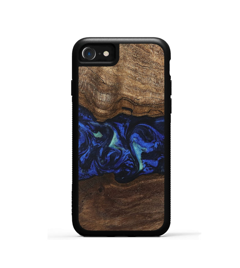 iPhone SE Wood Phone Case - Nyasia (Blue, 746690)