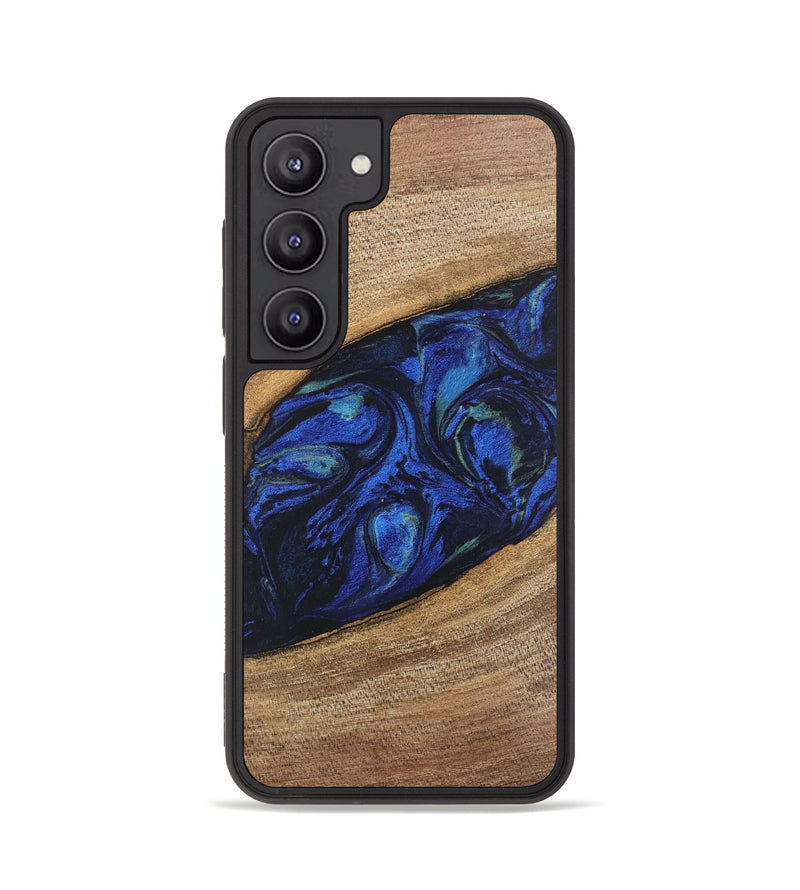 Galaxy S23 Wood Phone Case - Lisette (Blue, 746694)