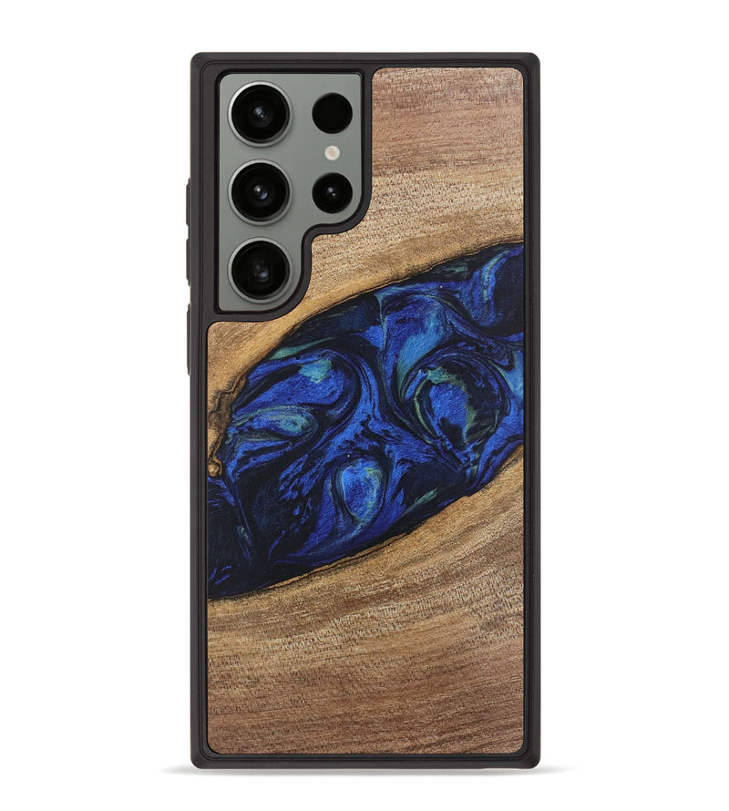 Galaxy S23 Ultra Wood Phone Case - Lisette (Blue, 746694)