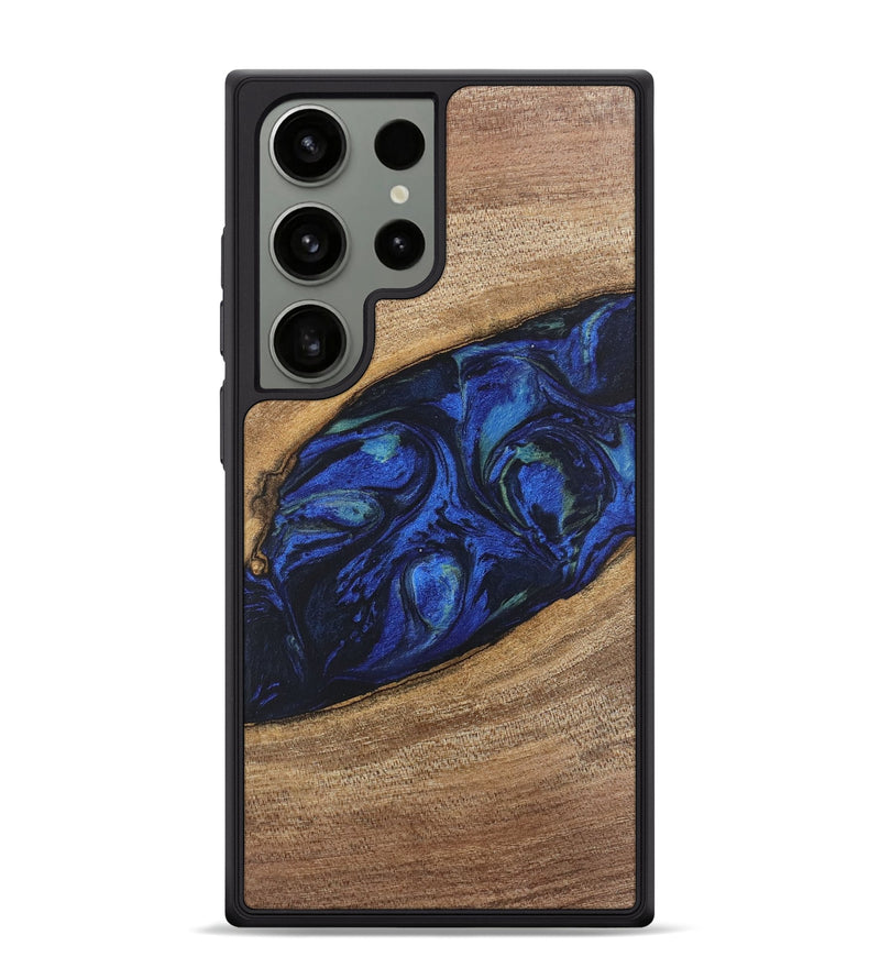 Galaxy S24 Ultra Wood Phone Case - Lisette (Blue, 746694)