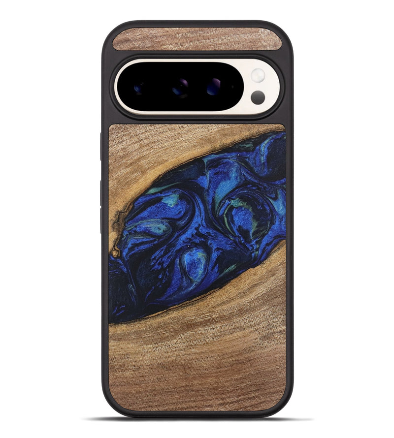 Pixel 9 Pro XL Wood Phone Case - Lisette (Blue, 746694)