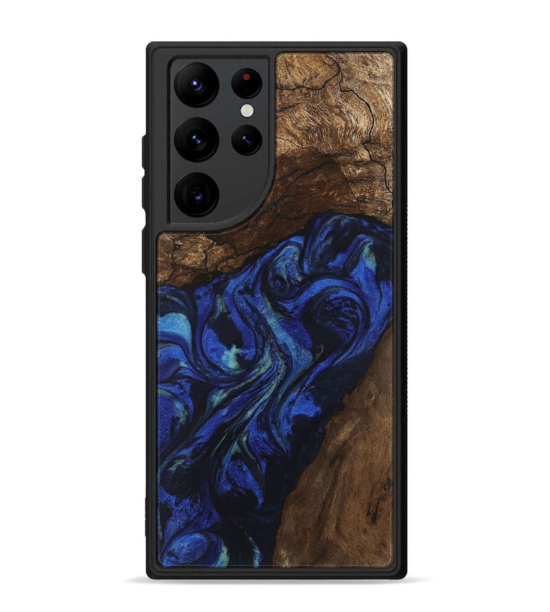 Galaxy S22 Ultra Wood Phone Case - Zion (Blue, 746698)