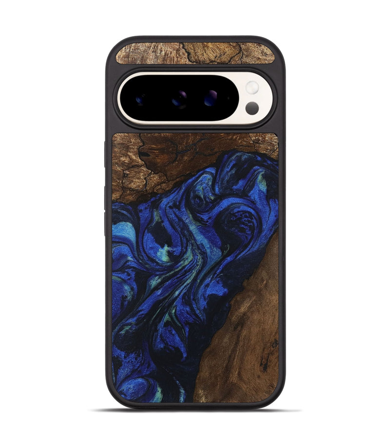 Pixel 9 Pro Wood Phone Case - Zion (Blue, 746698)